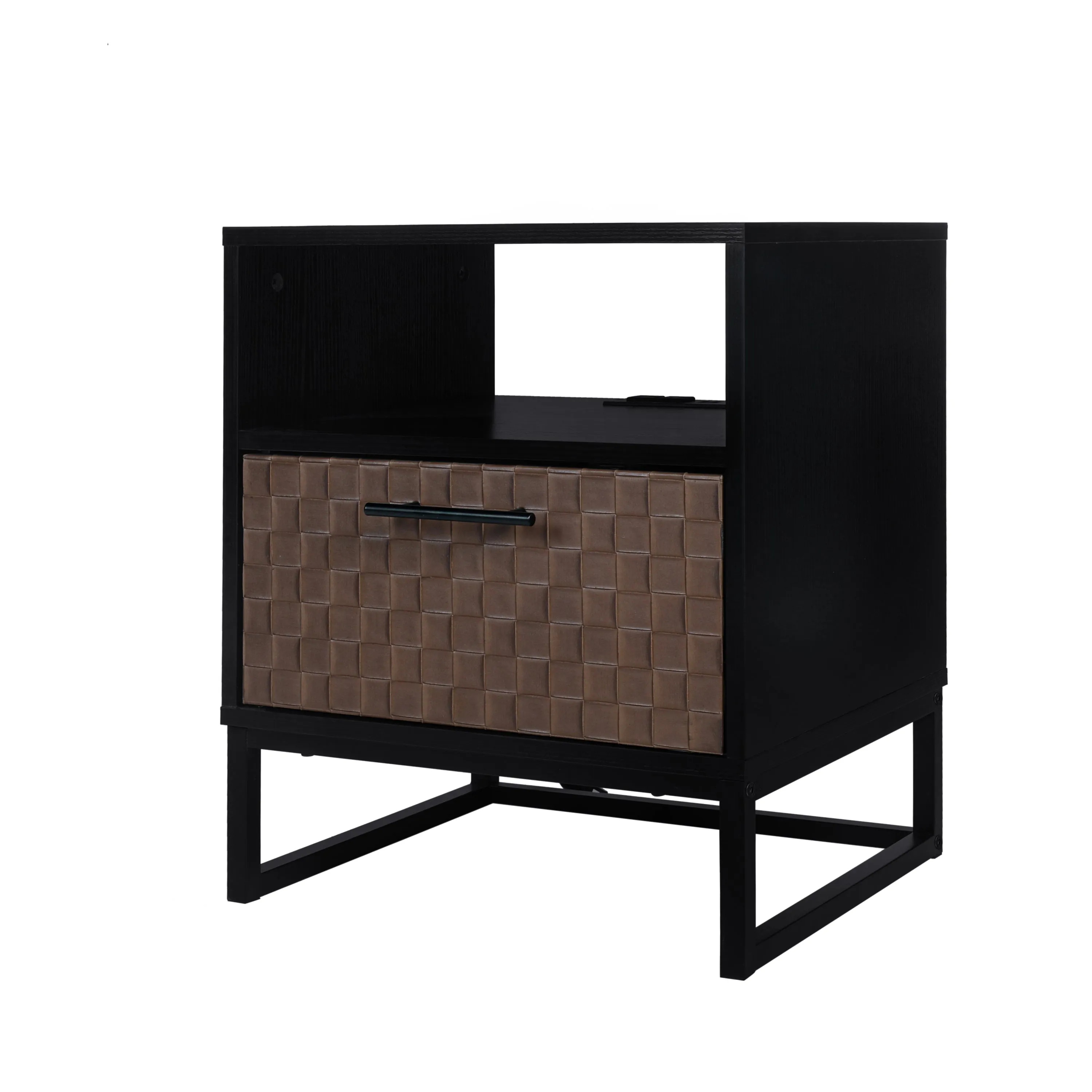 1 door nightstand, with socket, Modern Night Stand for bedroom, living room