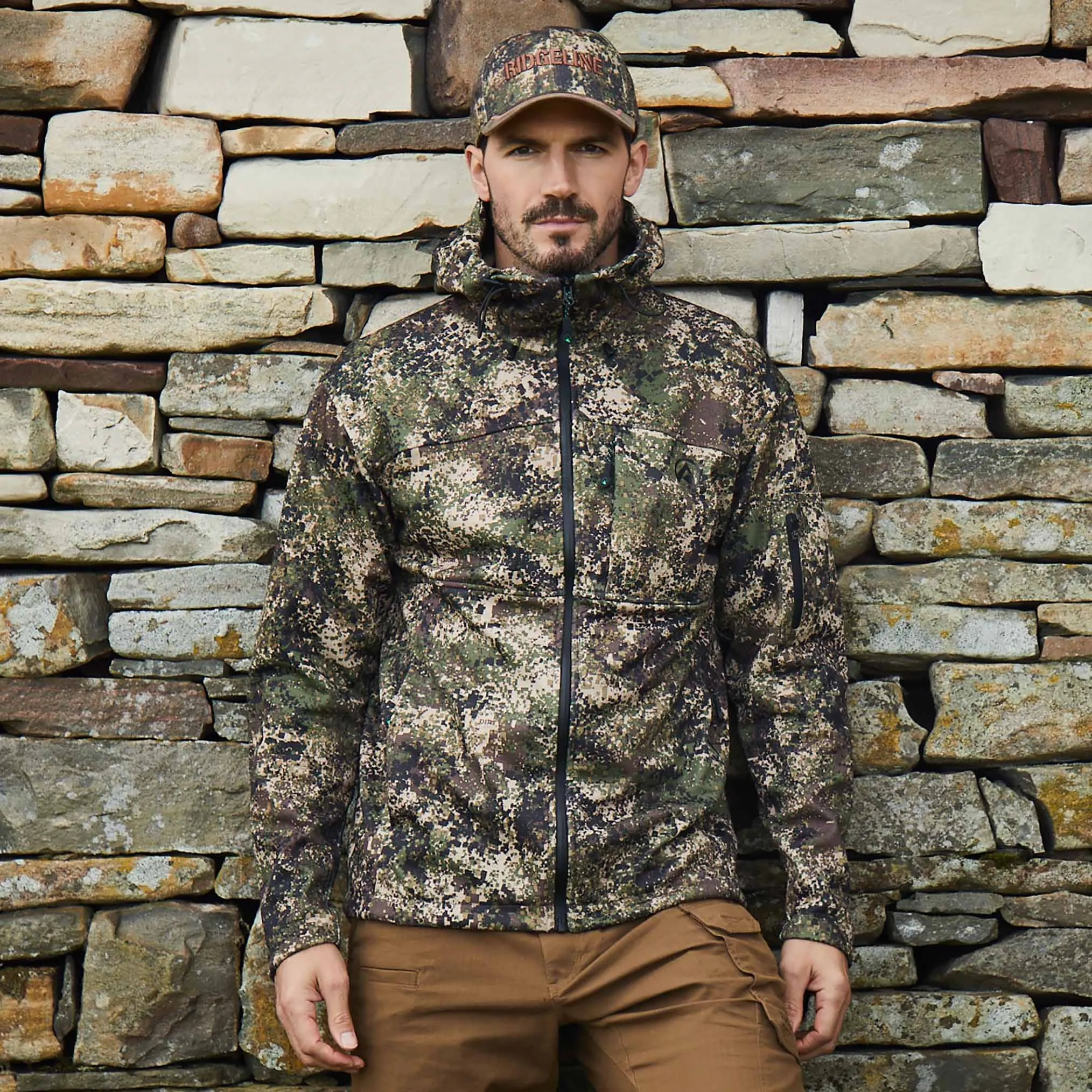 Ascent Soft Shell Jacket | Dirt Camo & Olive