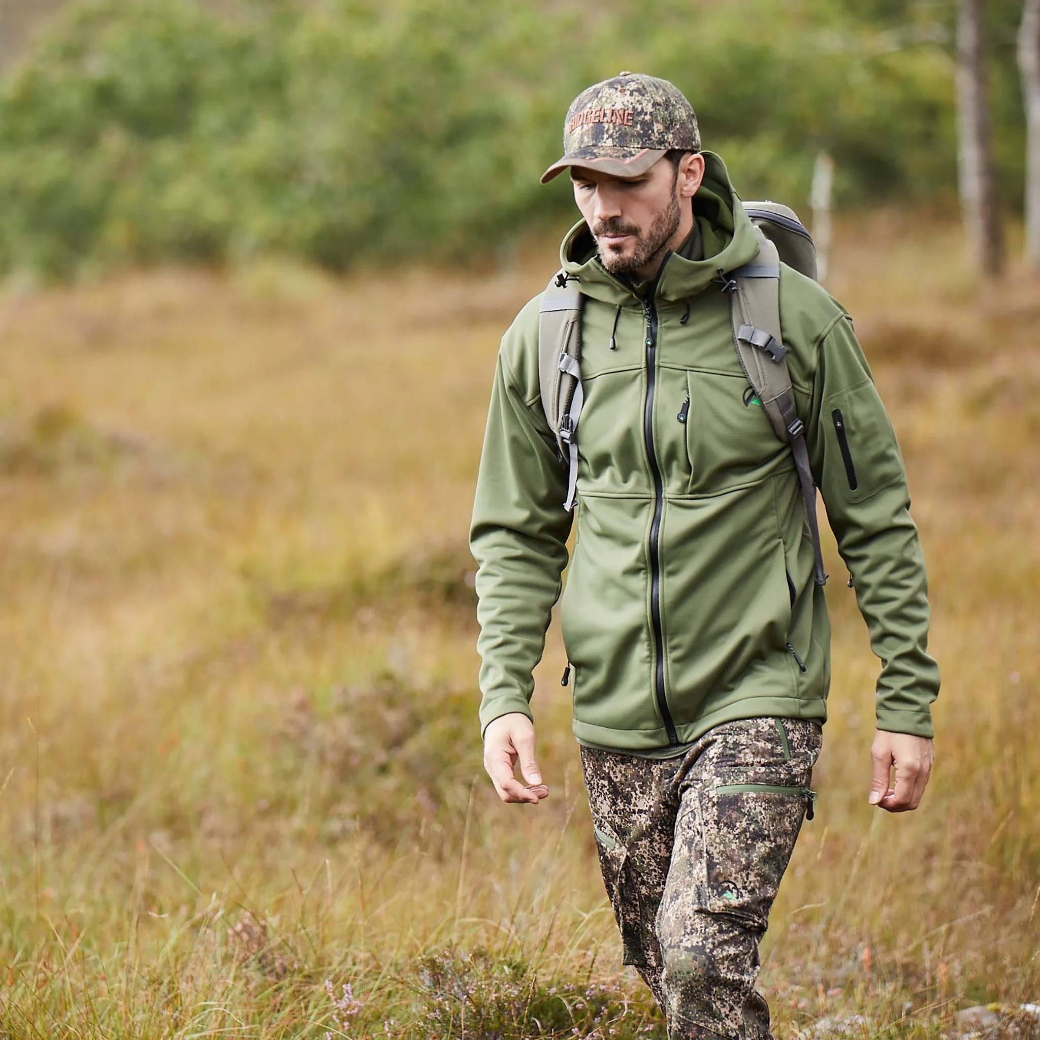Ascent Soft Shell Jacket | Dirt Camo & Olive