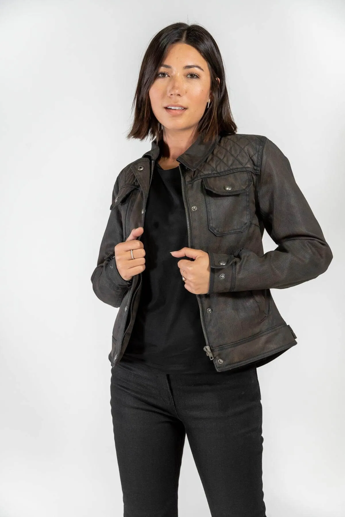 Aspendale Waxed Cotton Motorcycle Jacket (Armoured)