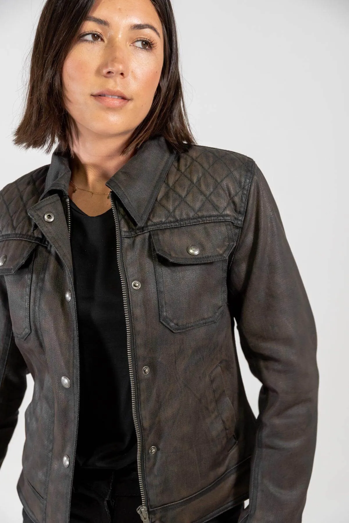 Aspendale Waxed Cotton Motorcycle Jacket (Armoured)