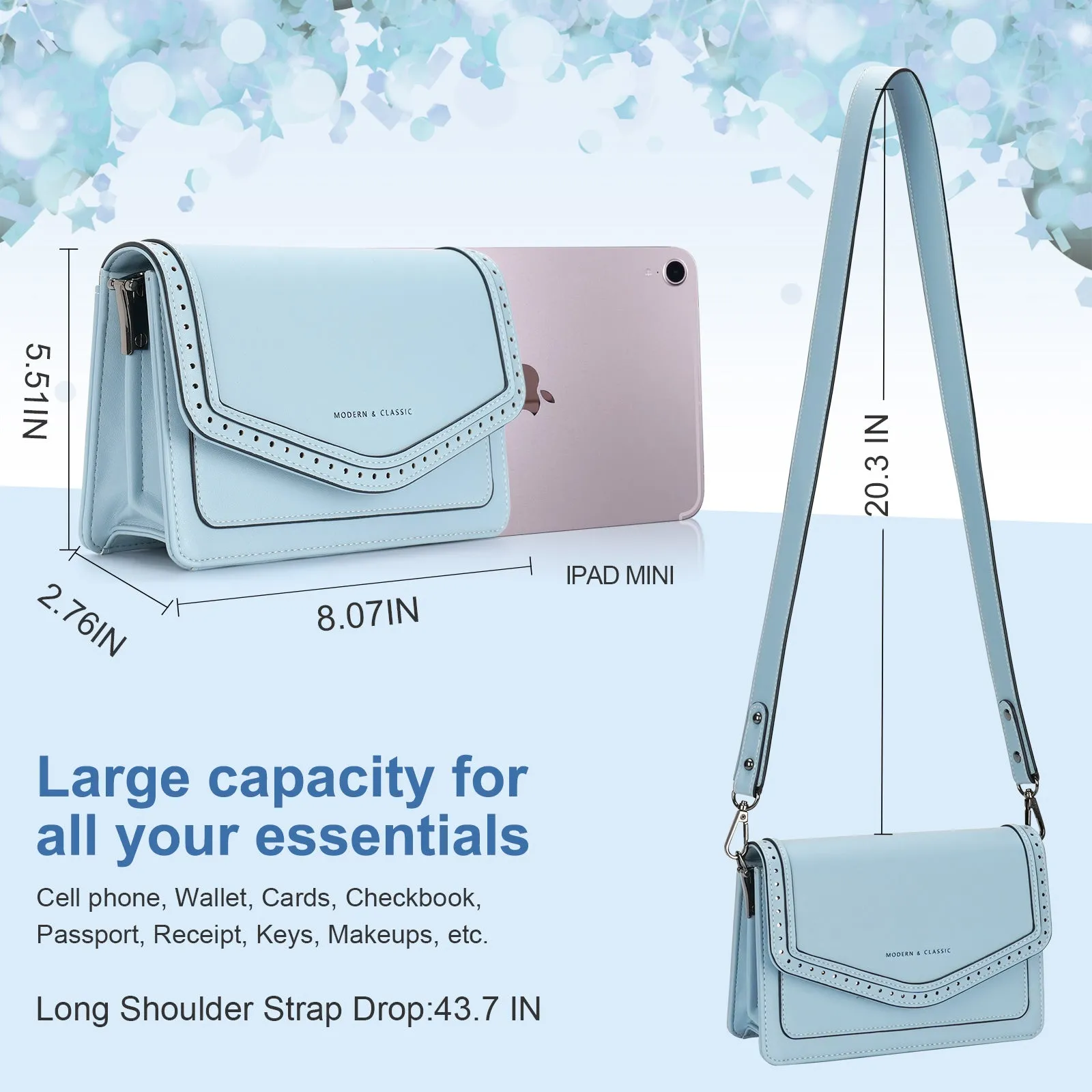 Designer Crossbody Bags for Women - 1666