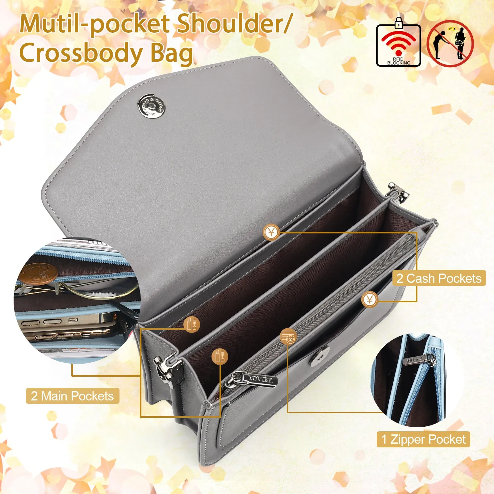 Designer Crossbody Bags for Women - 1666