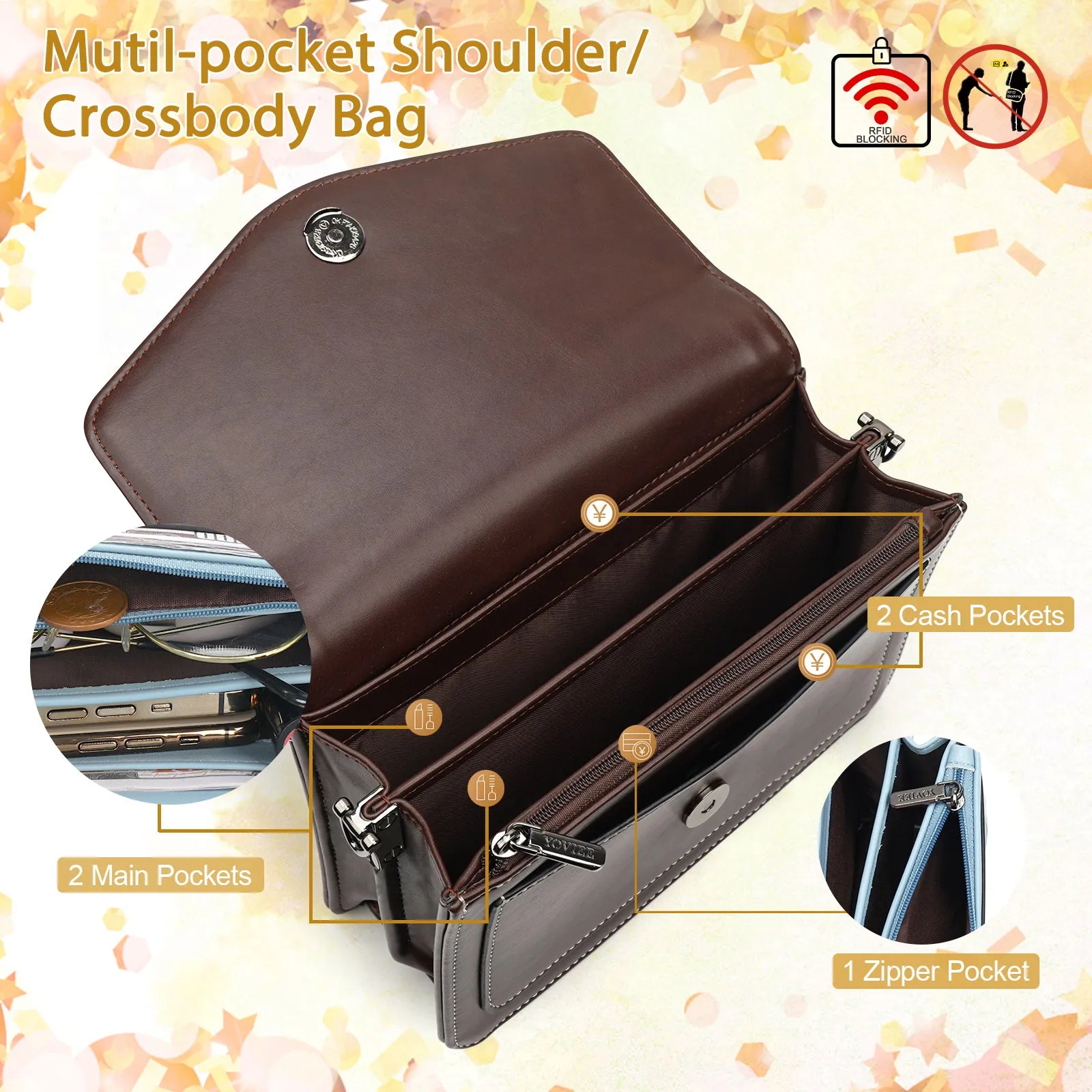 Designer Crossbody Bags for Women - 1666