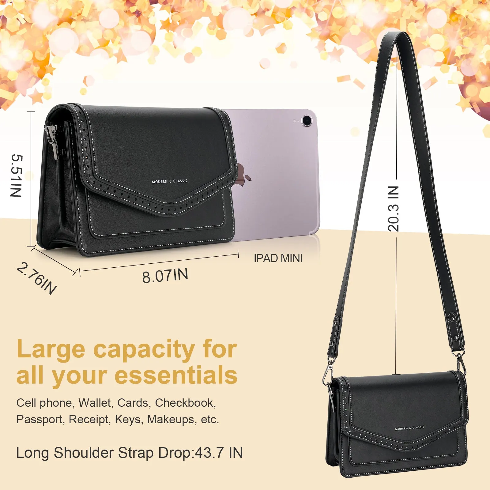Designer Crossbody Bags for Women - 1666