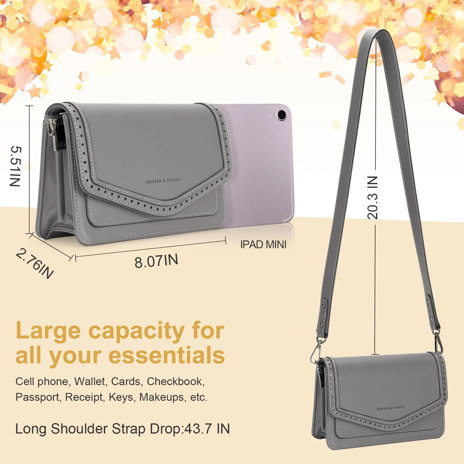 Designer Crossbody Bags for Women - 1666