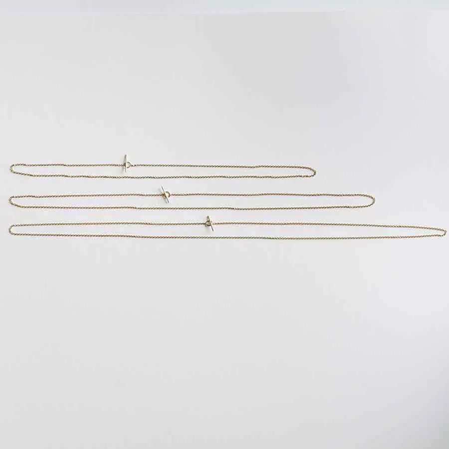 FINE 18CT GOLD NECKLACE "THE ESSENTIAL"