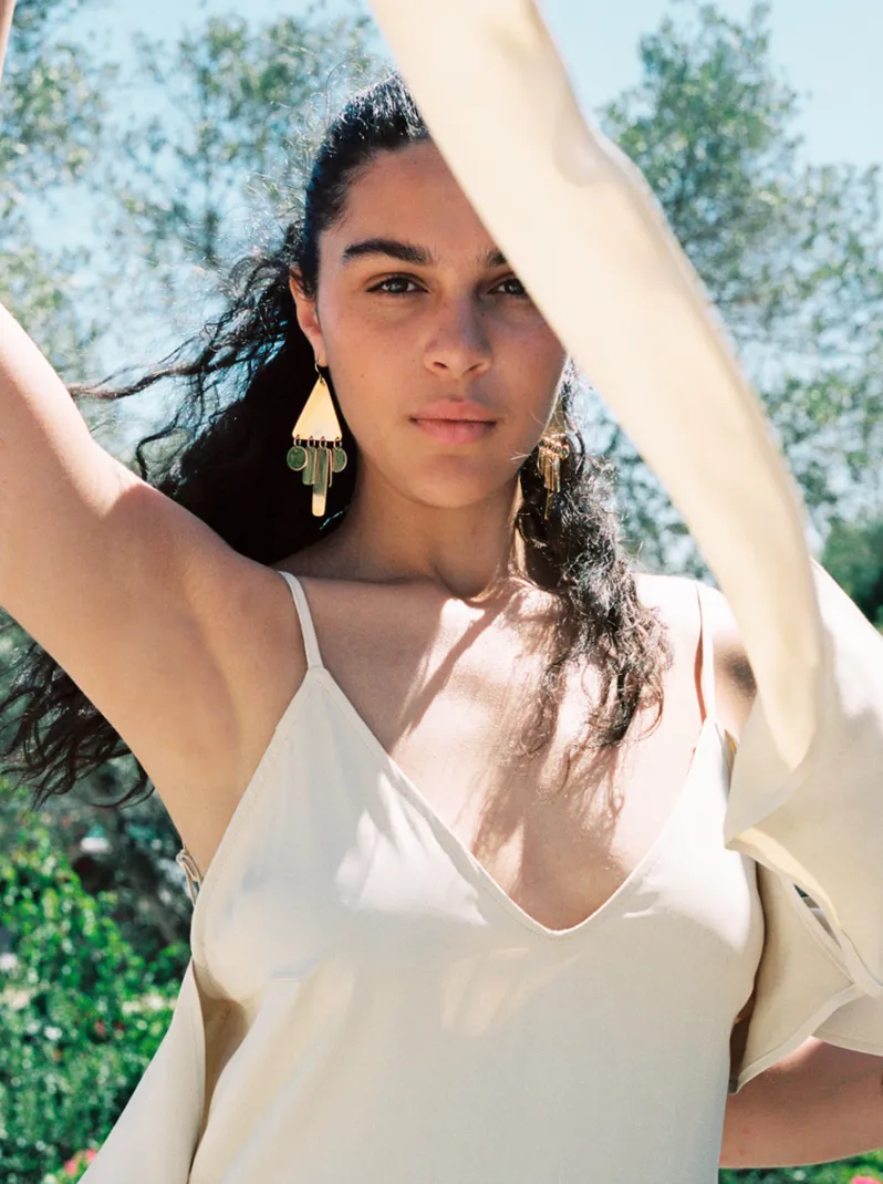 FLOWING SLIP DRESS "BELLA"