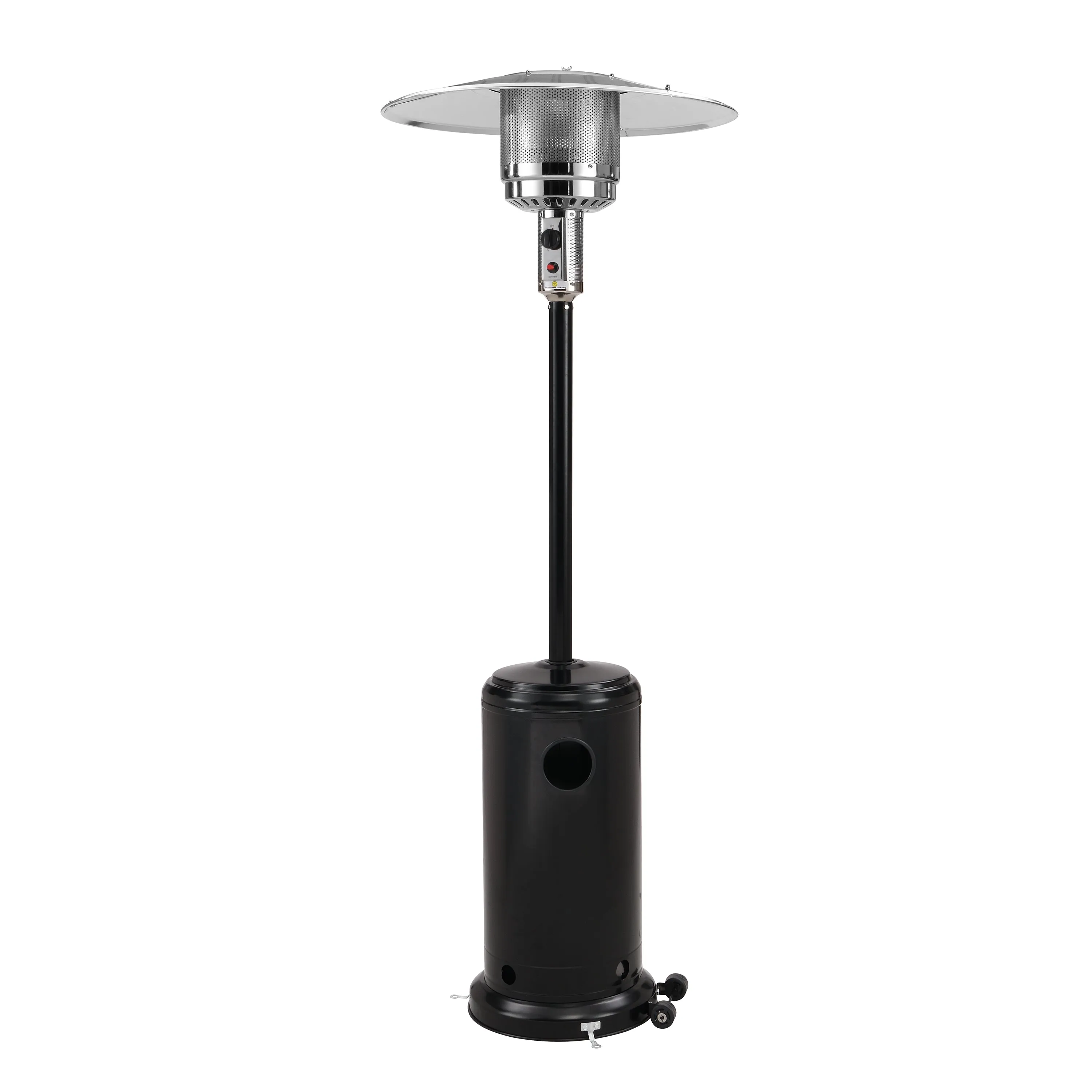 Freestanding Patio Heater Black Powder Coated Finish 44,000 BTU 13KW