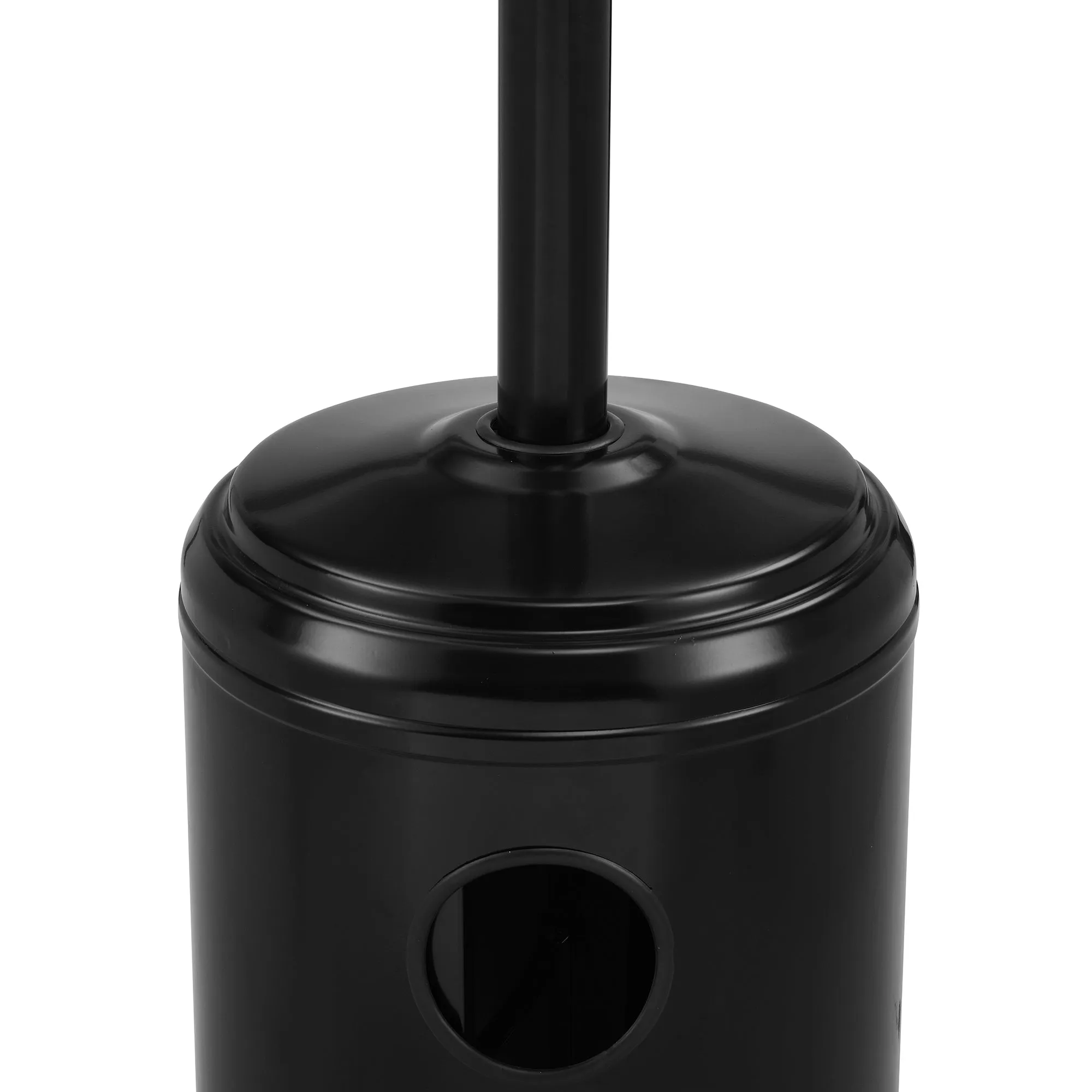 Freestanding Patio Heater Black Powder Coated Finish 44,000 BTU 13KW