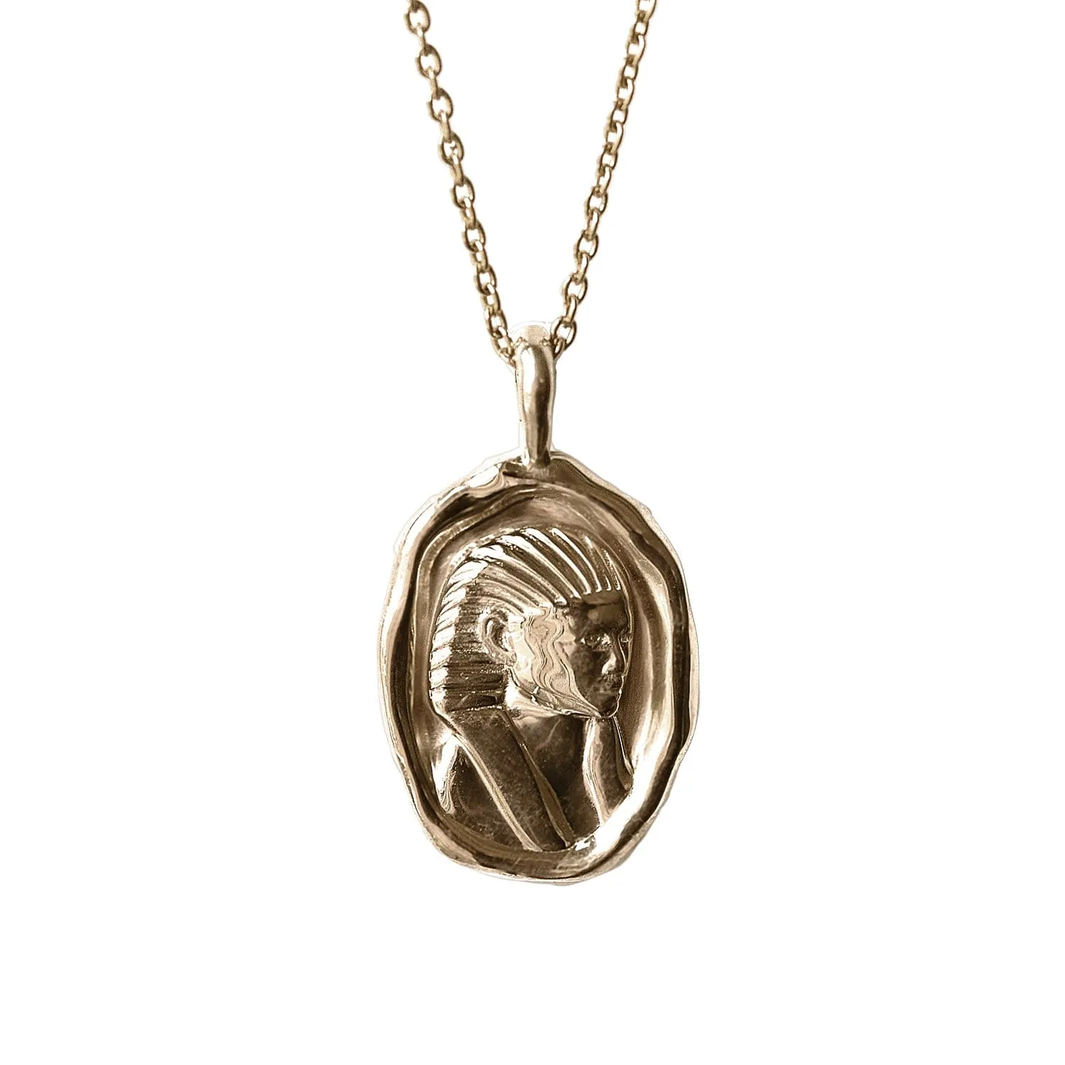 Hatshepsut Molten Gold Pendant