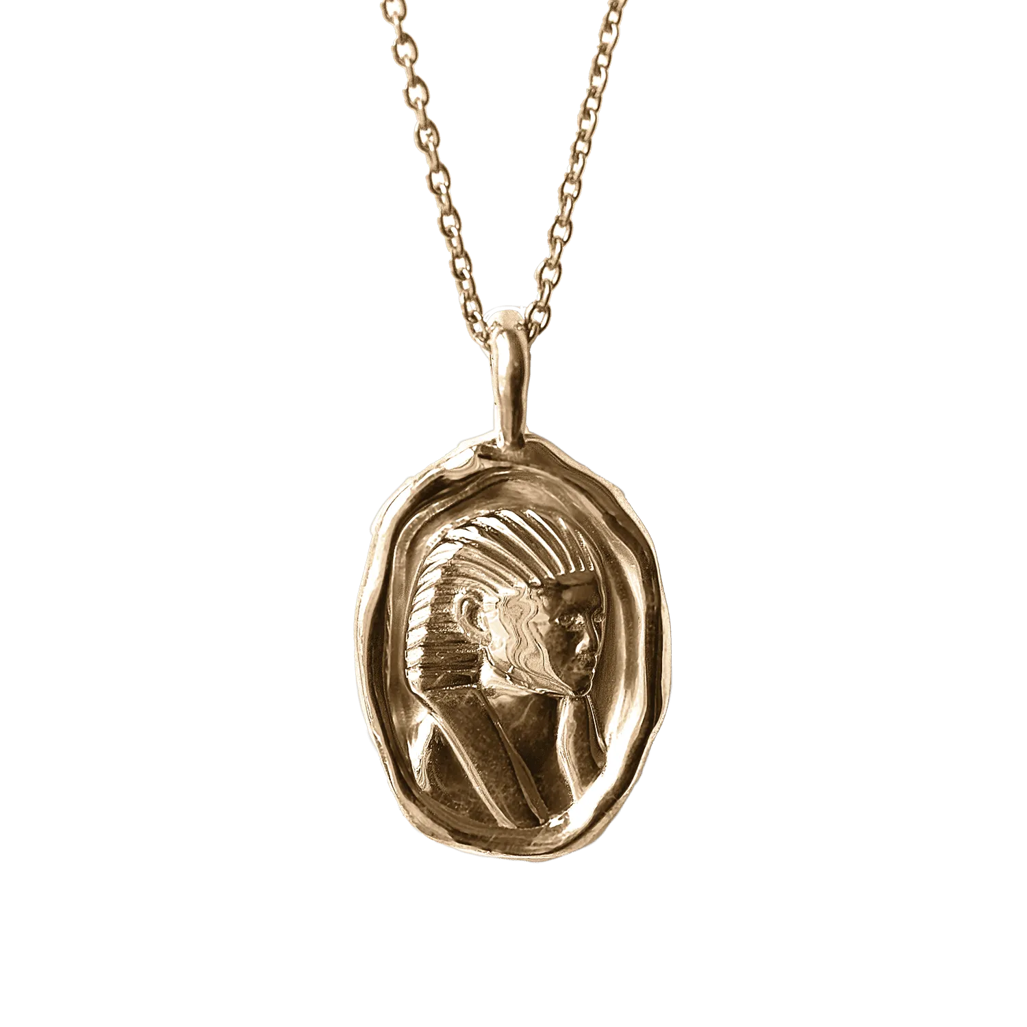 Hatshepsut Molten Gold Pendant