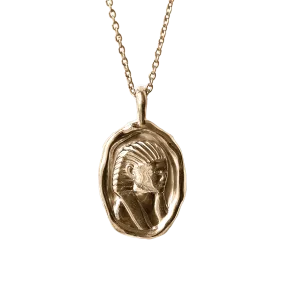 Hatshepsut Molten Gold Pendant