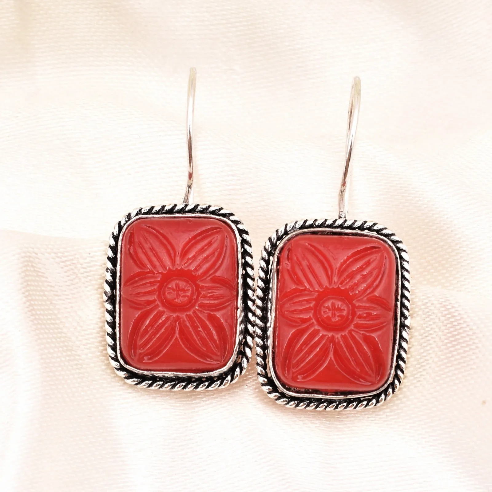 Jack Rectangle Dangler Earrings