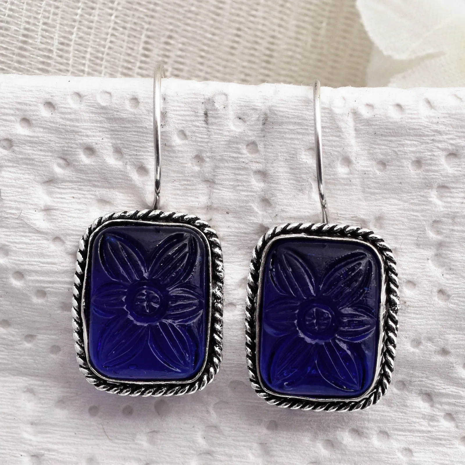 Jack Rectangle Dangler Earrings