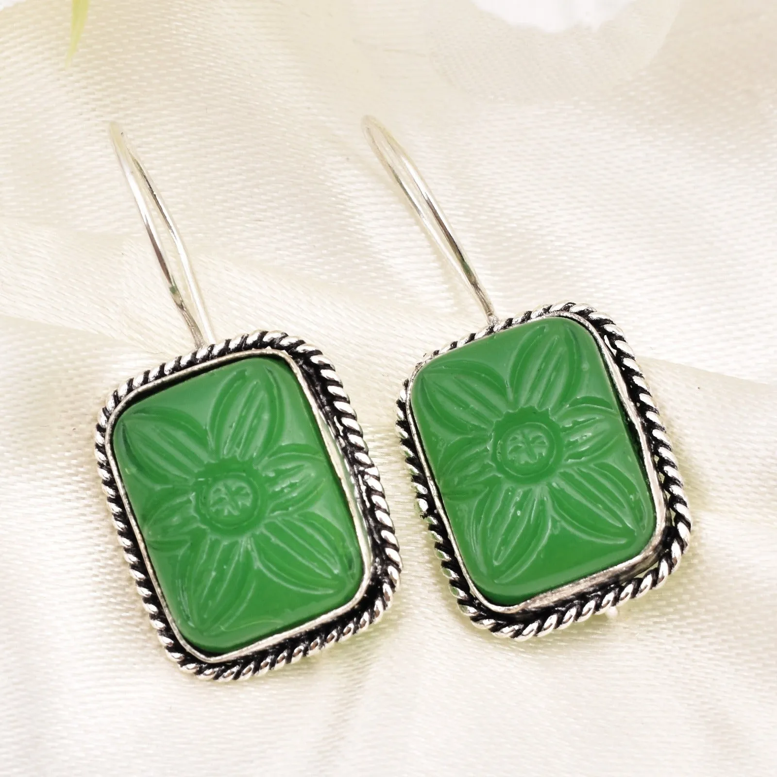 Jack Rectangle Dangler Earrings