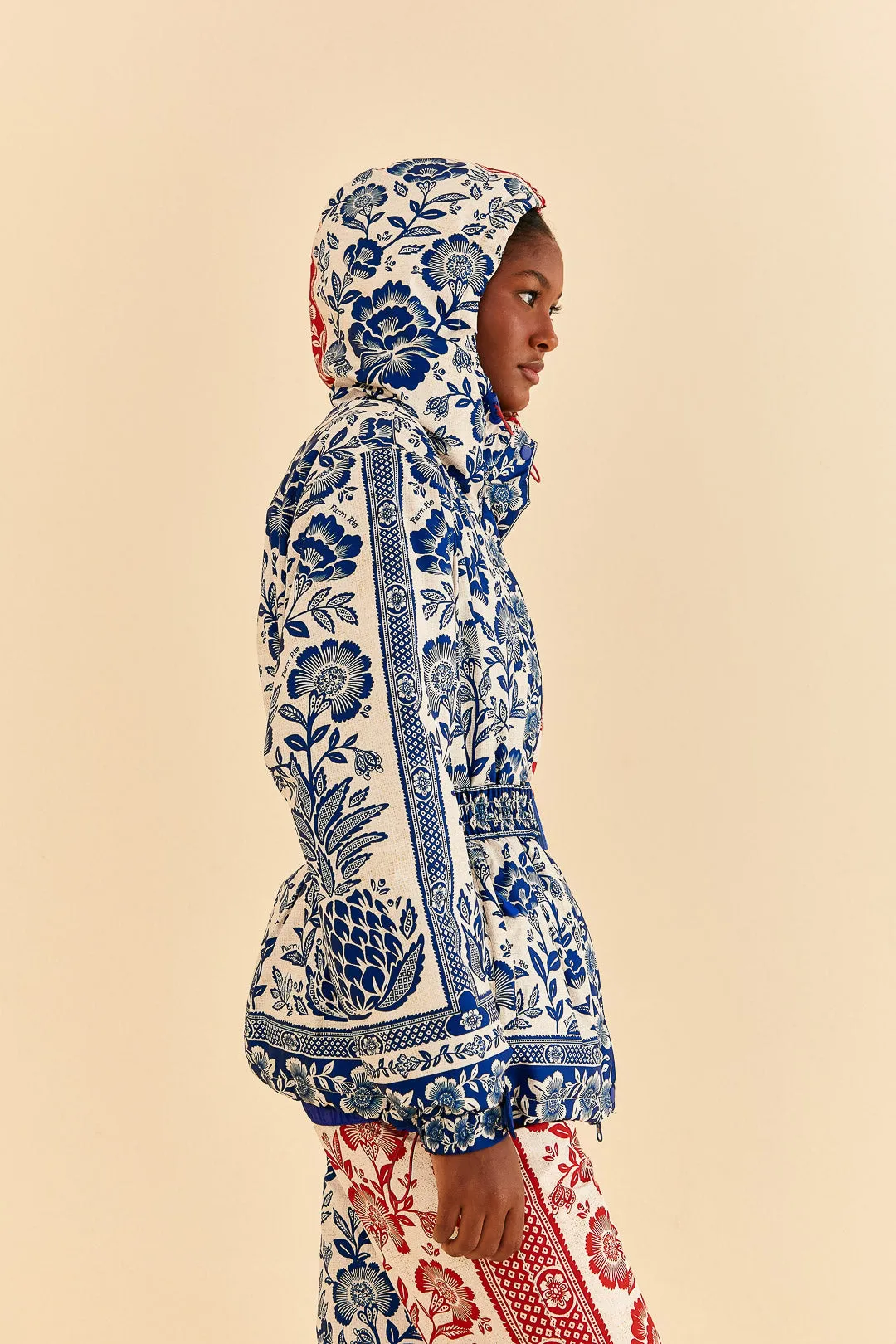 Mixed Pineapple Garden Ski Jacket