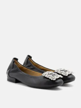 Oriole Embellished Buckle Ballet Flats