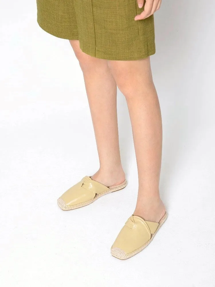 Sonja Twist Strap Mules