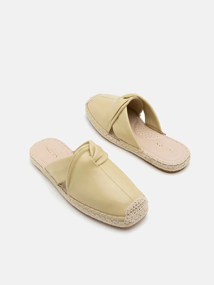 Sonja Twist Strap Mules