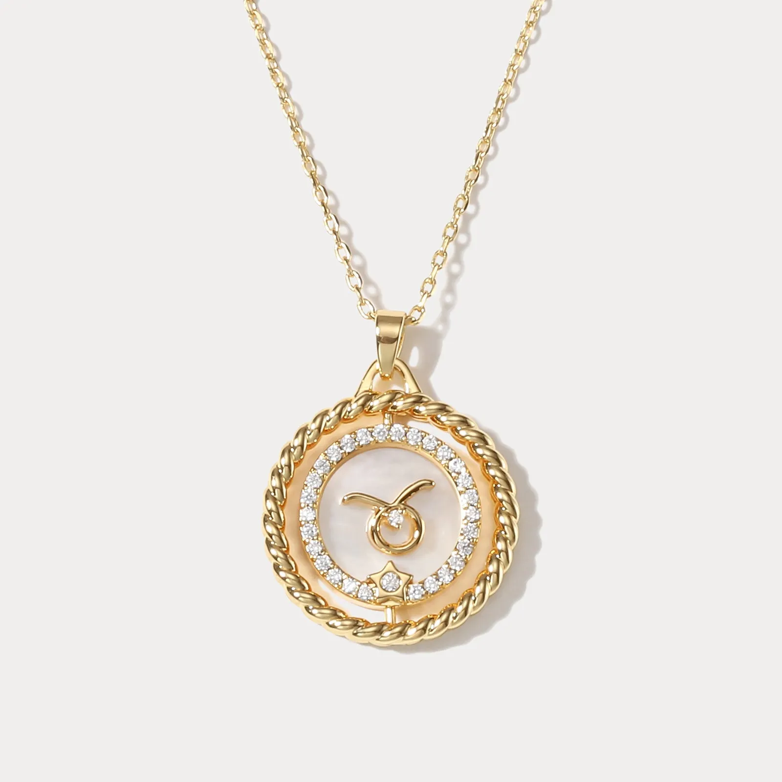 Taurus Galaxy Constellation Pendant Necklace