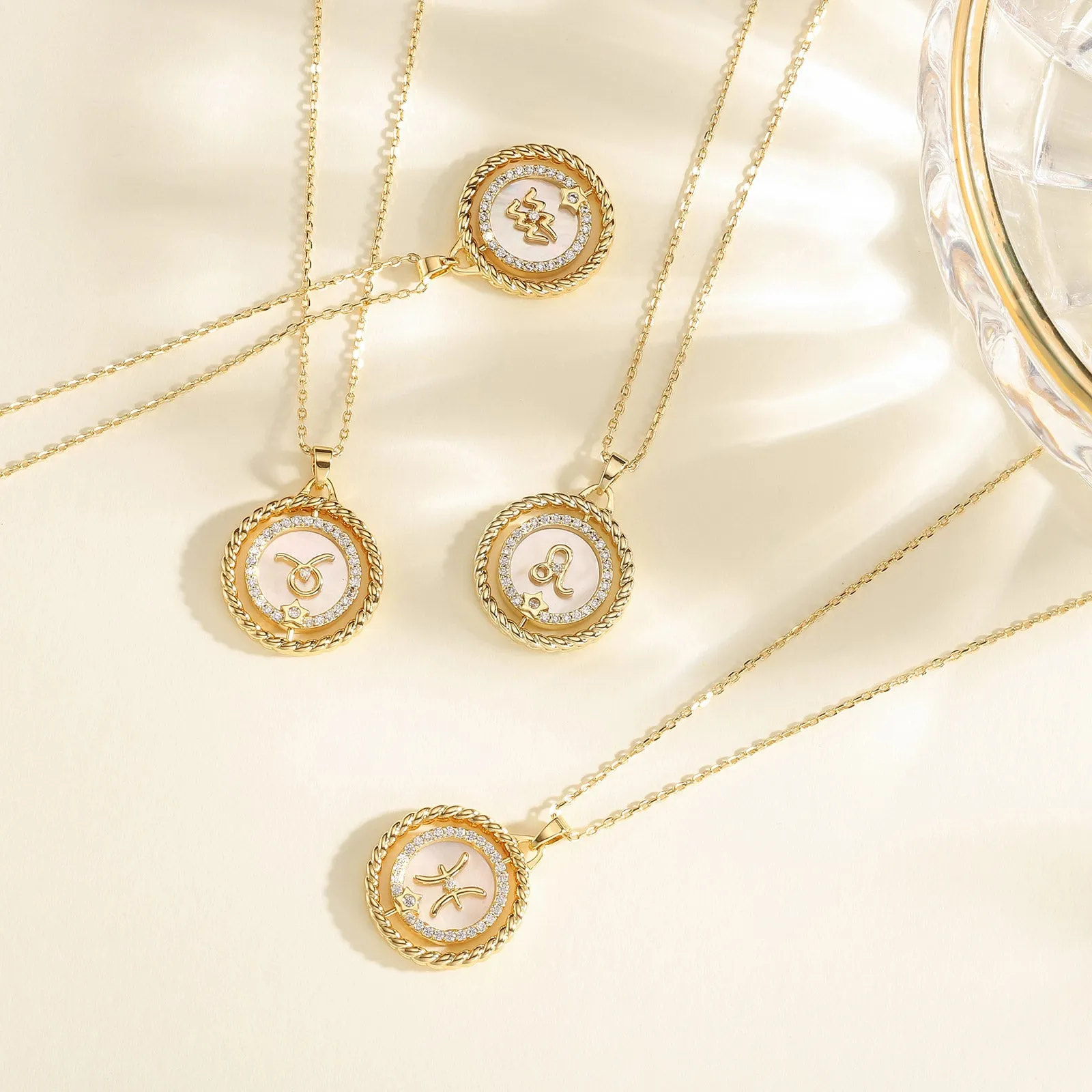 Taurus Galaxy Constellation Pendant Necklace