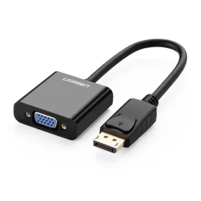 UGreen DP Male to VGA Female Converter Support 1920*1080 @60Hz With ABS Case (20415)